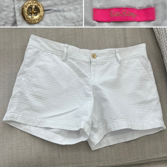 Lilly Pulitzer Pants - Lilly Pulitzer Textured White Women's Shorts